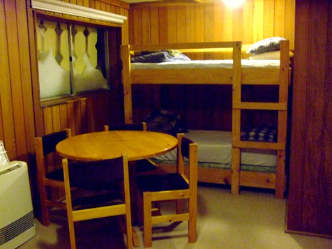 bunk style accomodation